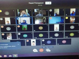 Rapat Pleno Kelulusan SMAN 1 Karanggede Melalui Telekonfrensi